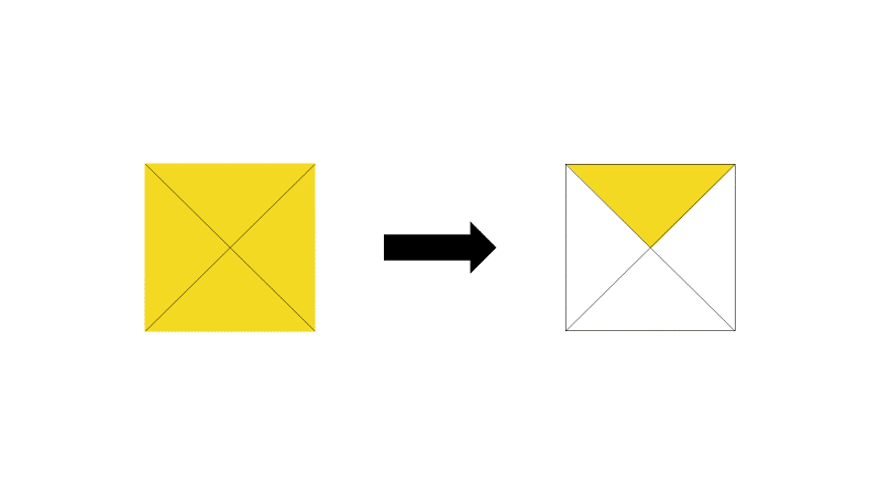 4つの三角形から下向きの三角形を選ぶ_800x450